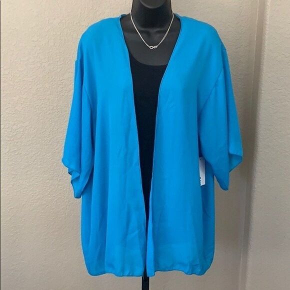 𝅺kaii Kimono Cardigan Swim Cover Up Duster - Picture 1 of 7